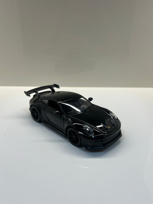 Detalles del cuadro decorativo y maqueta die-cast Porsche 911