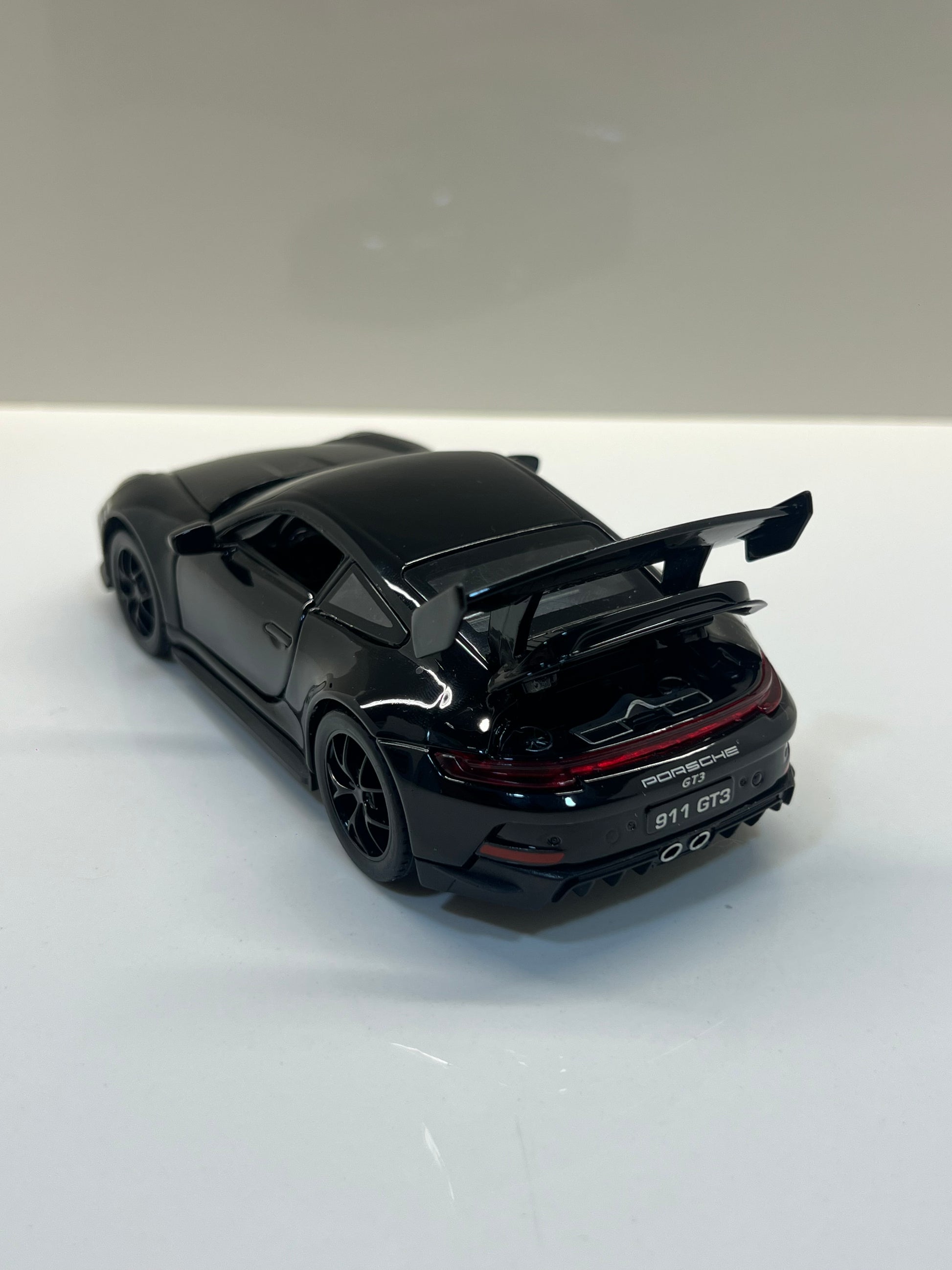 Detalles del cuadro decorativo y maqueta die-cast Porsche 911