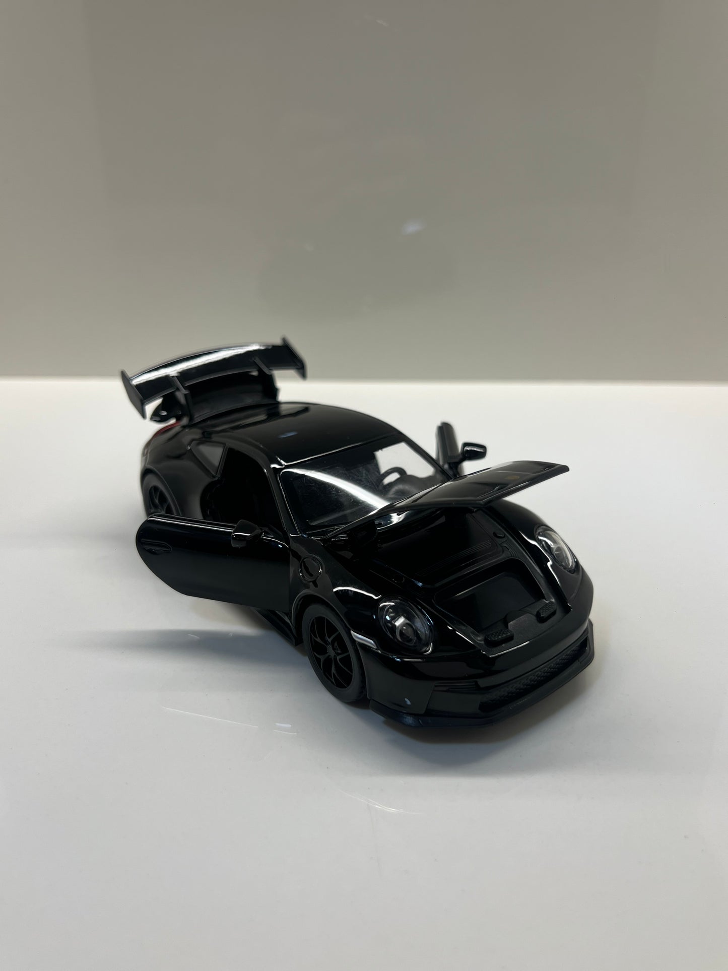 Detalles del cuadro decorativo y maqueta die-cast Porsche 911